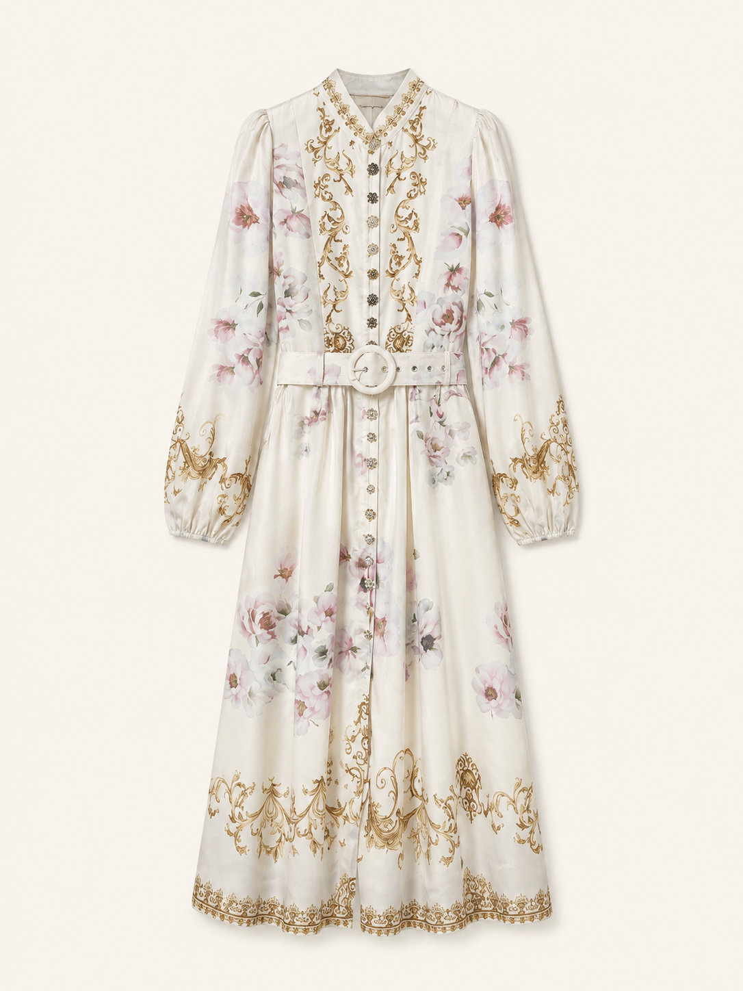 Valencia Dress Beige